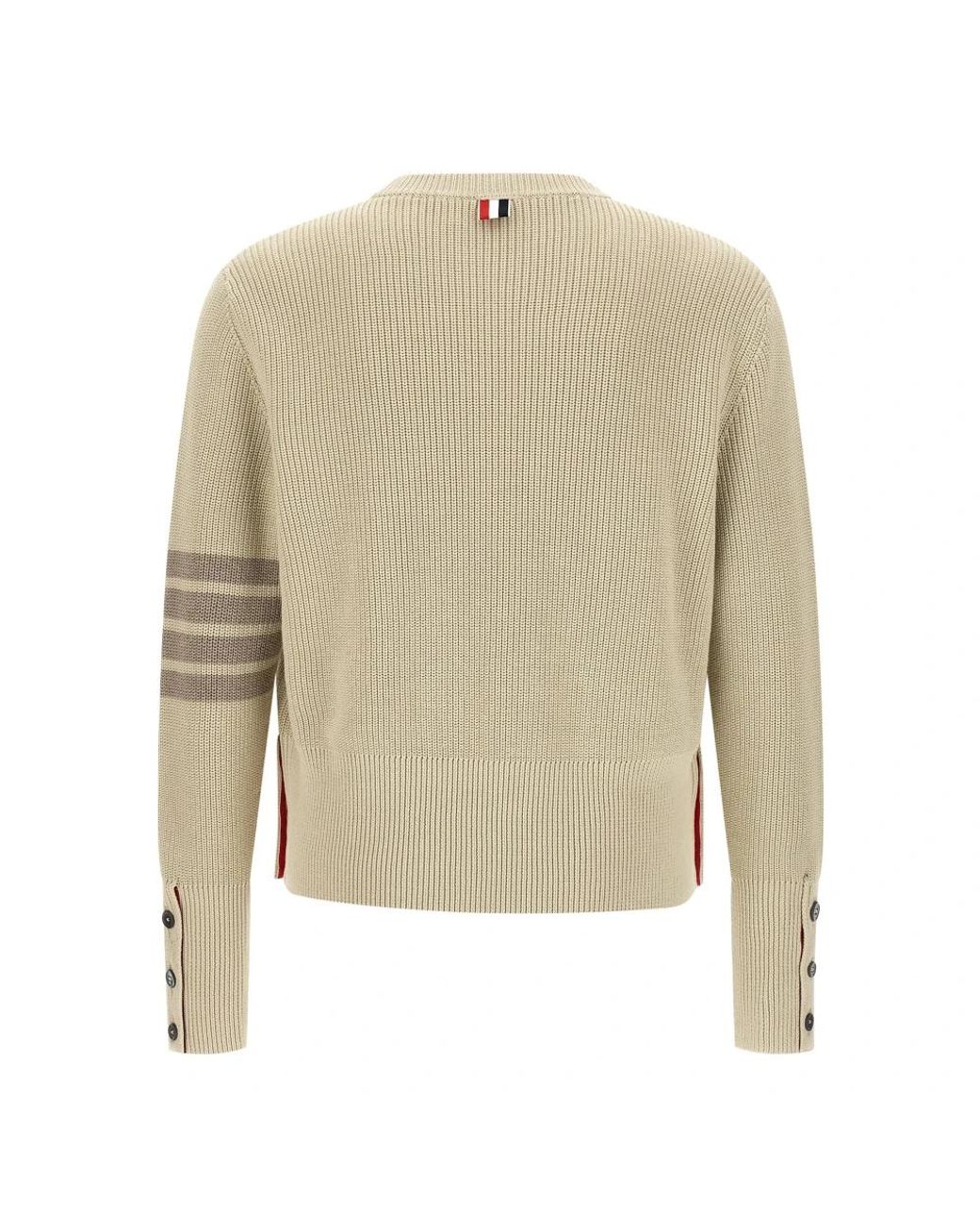 Thom Browne Natural Round-Neck Knitwear for men
