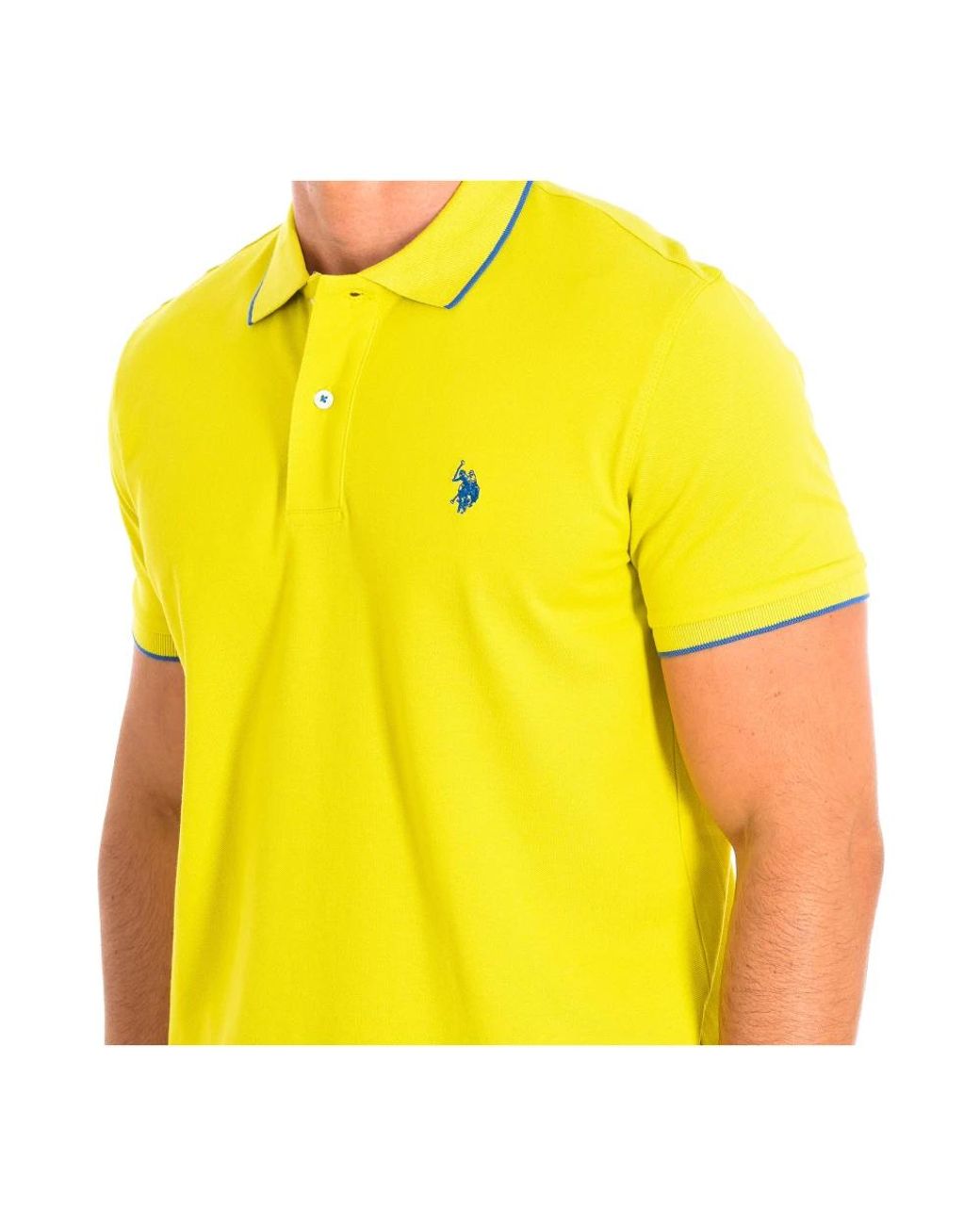U.S. POLO ASSN. Yellow Polo Shirts for men