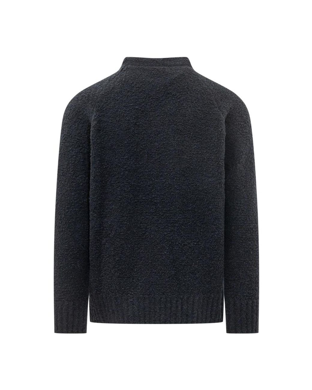Laneus Blue Round-Neck Knitwear for men