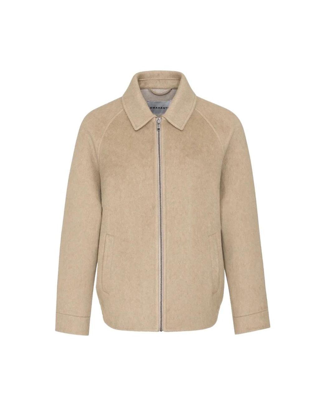 Amaranto Jassen ,Zip Jacket in het Natural voor heren