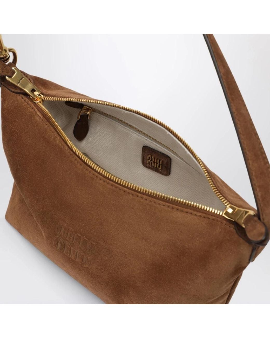 Miu Miu Brown Shoulder Bags