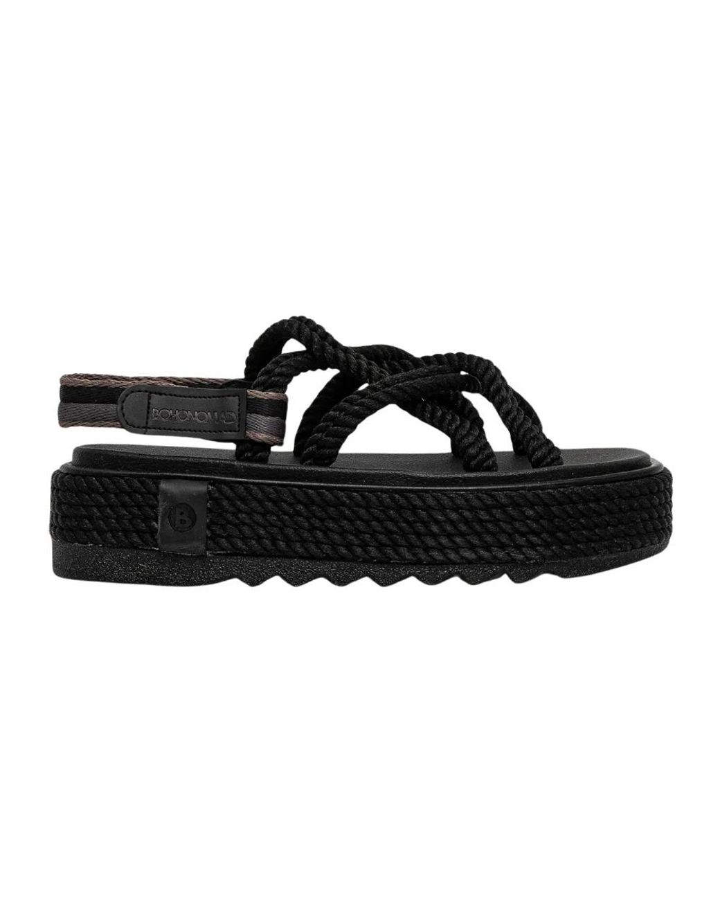 Bohonomad Bodrum Sandaal in het Black