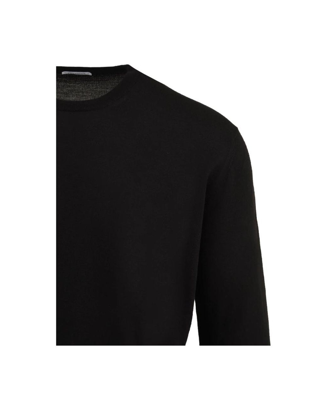 Malo Black Round-Neck Knitwear for men