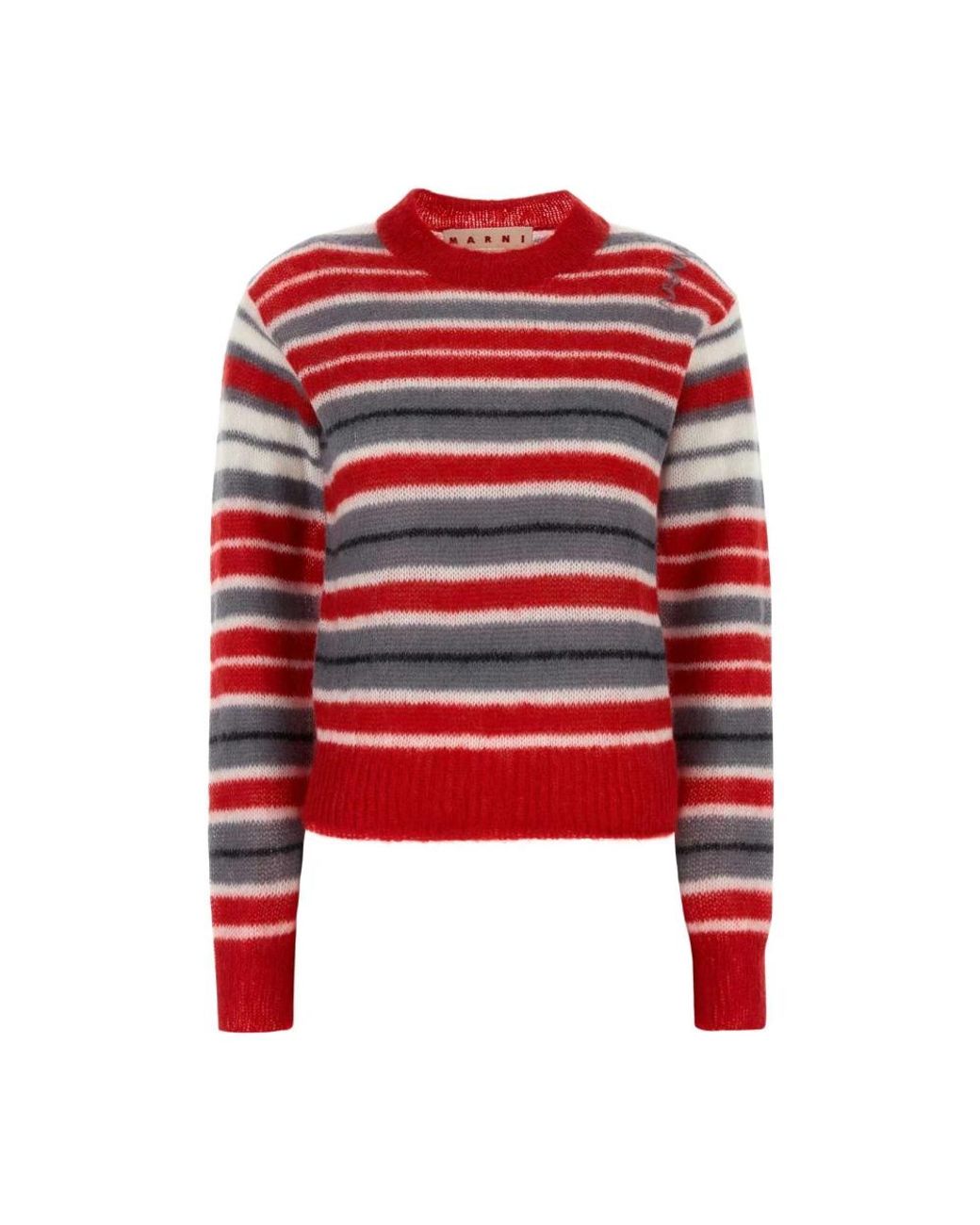 Marni Red Round-Neck Knitwear