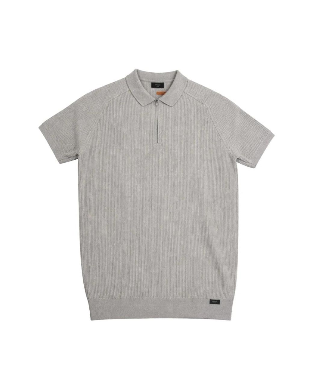 Genti Gray Polo Shirts for men