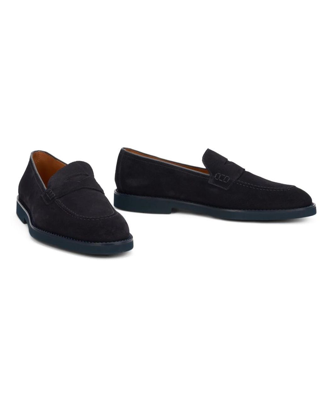 Doucal's Blue Loafers for men