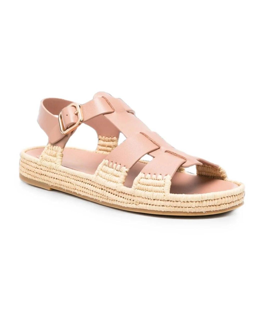 Paloma Barceló Brown Flat Sandals