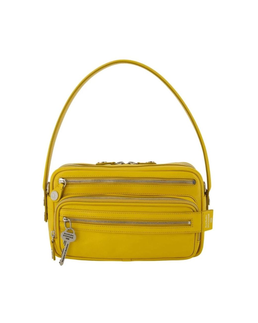 Shoulder Bags di Acne in Yellow
