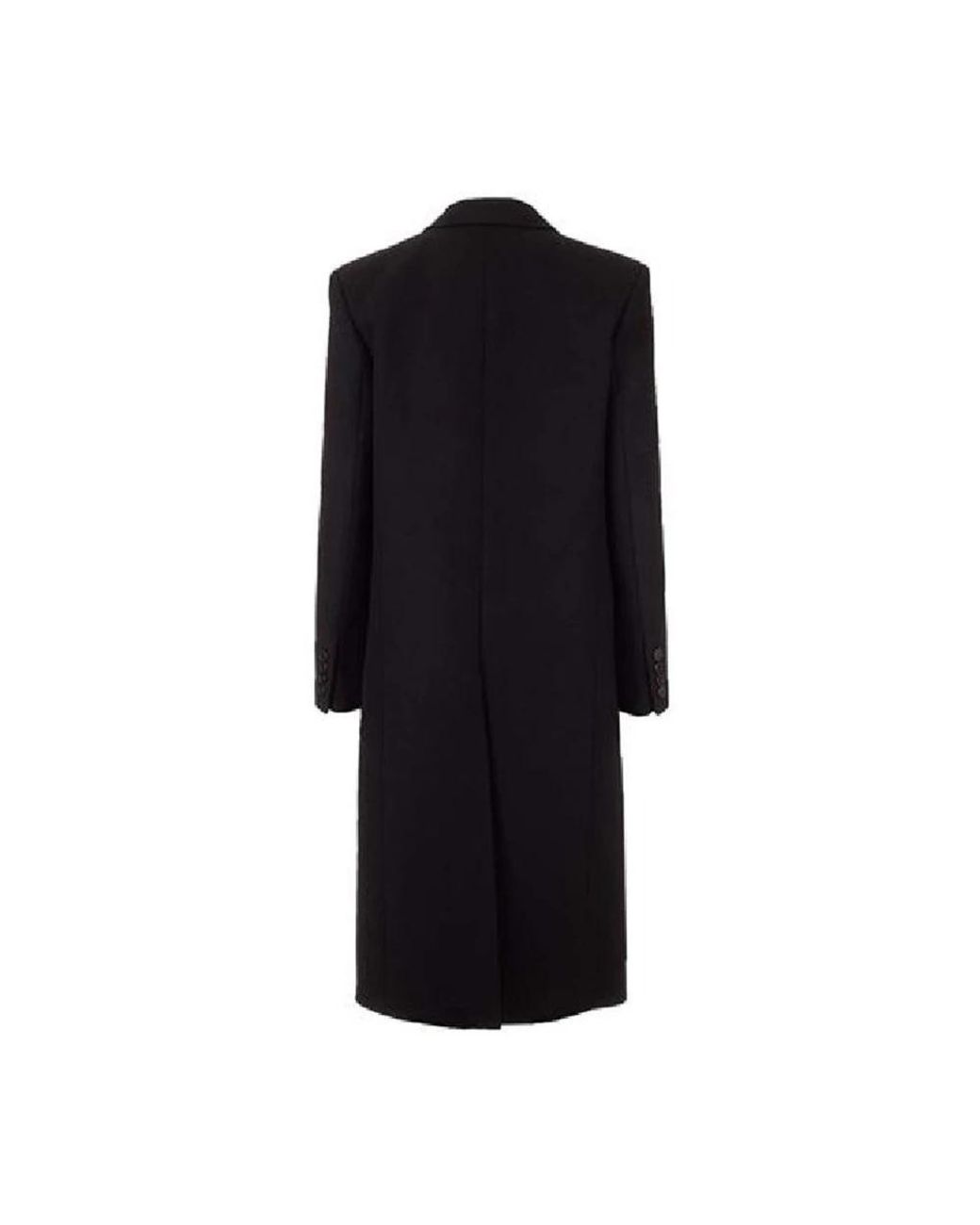 Saint Laurent Black Single-Breasted Coats