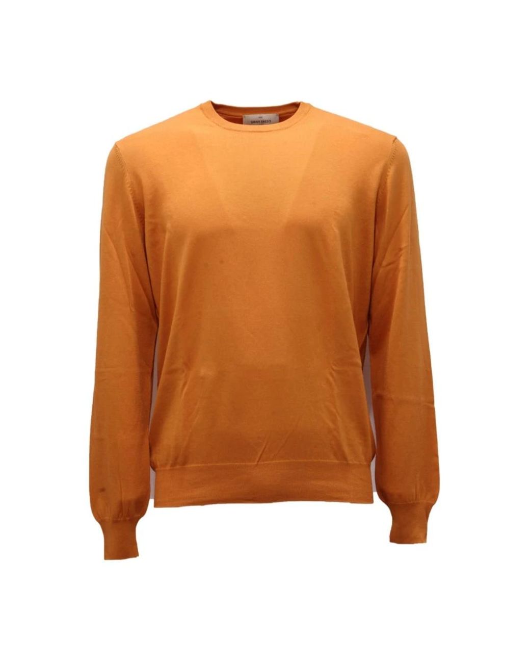 Gran Sasso Brown Round-Neck Knitwear for men