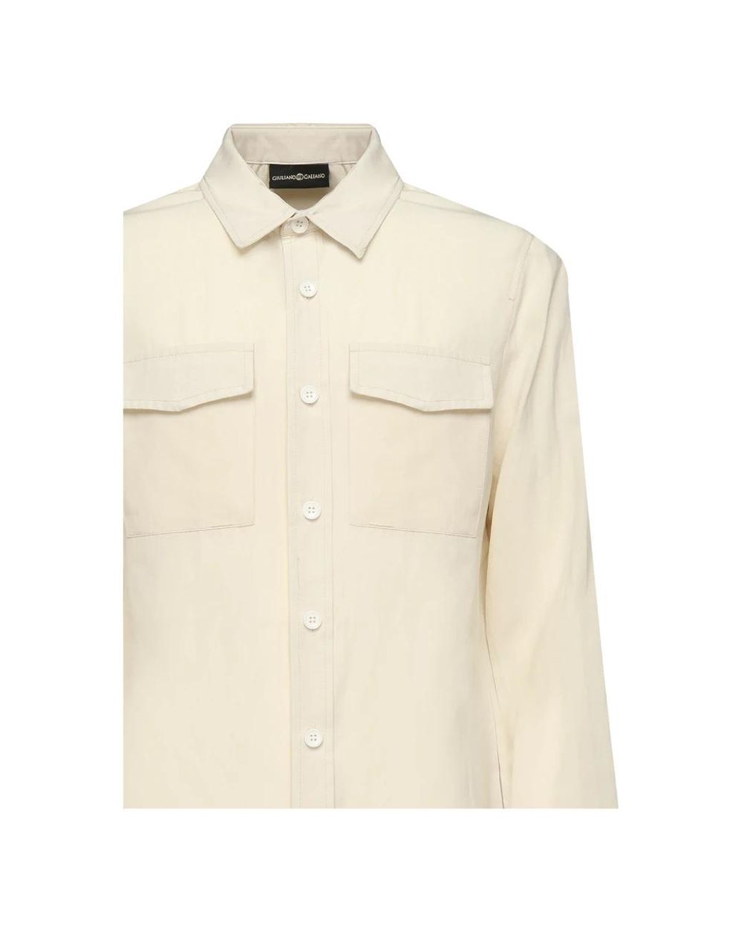 Giuliano Galiano Natural Casual Shirts for men