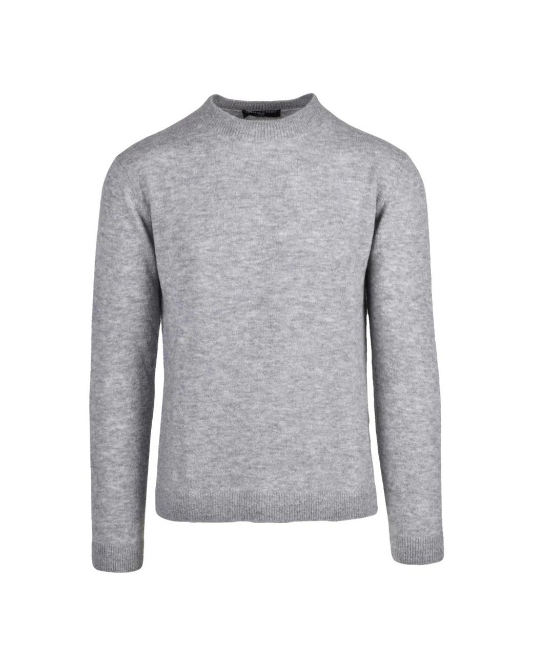 Daniele Fiesoli Gray Round-Neck Knitwear for men