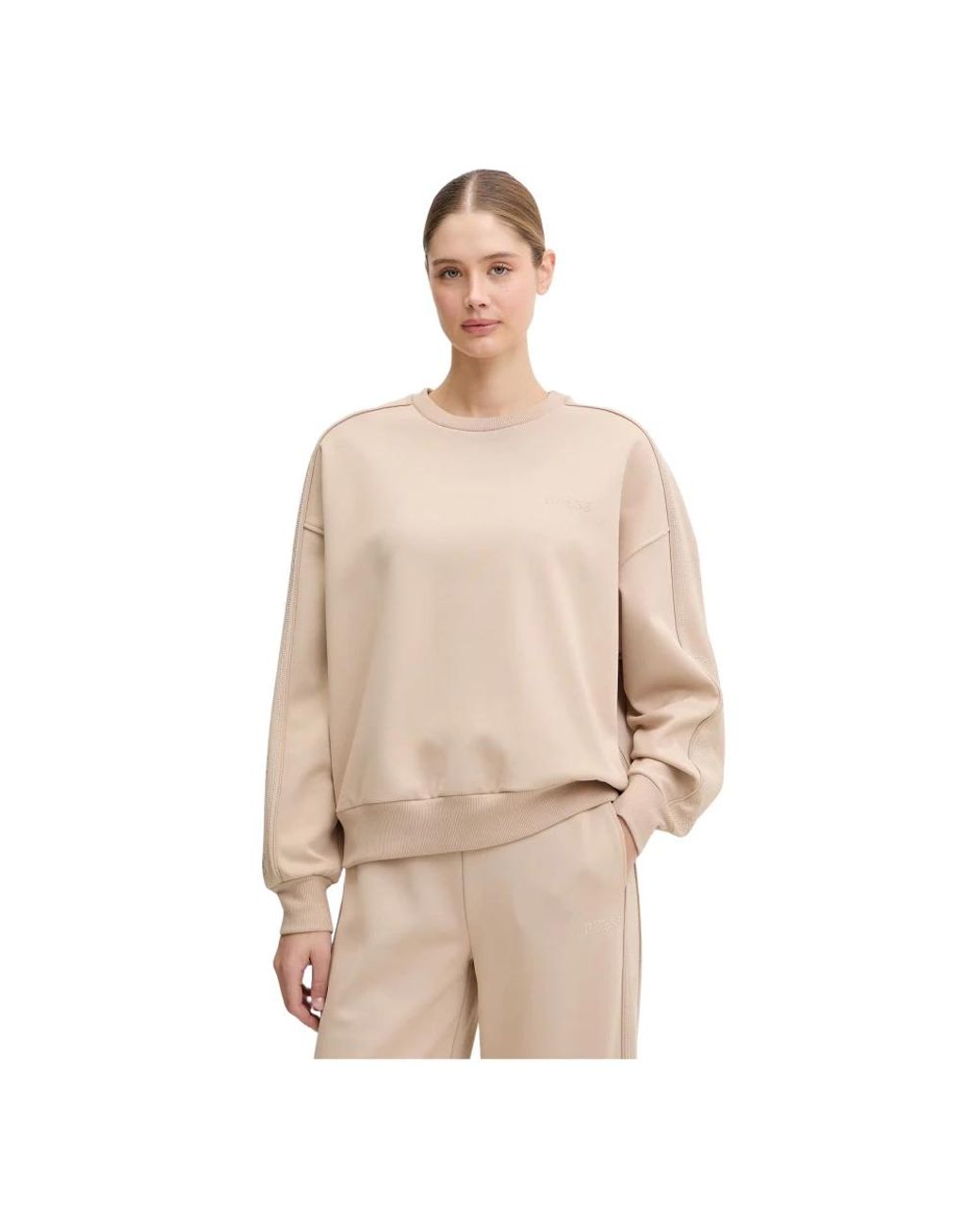 Guess Octavia Sweatshirt in het Natural