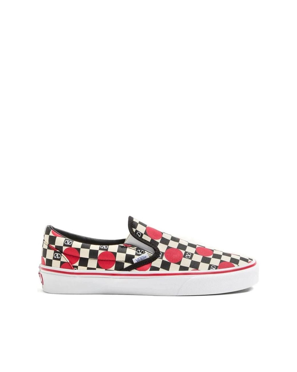 Vans Vlogo Printed Sneakers in Red für Herren