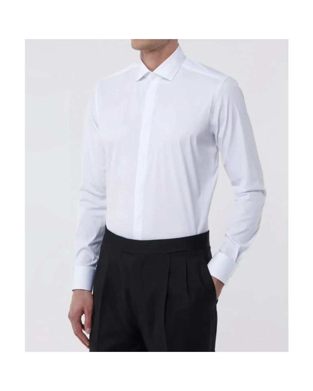 Xacus White Formal Shirts for men