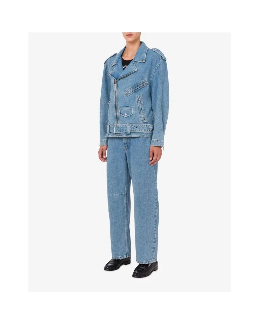 Moschino Blue Denim Jackets