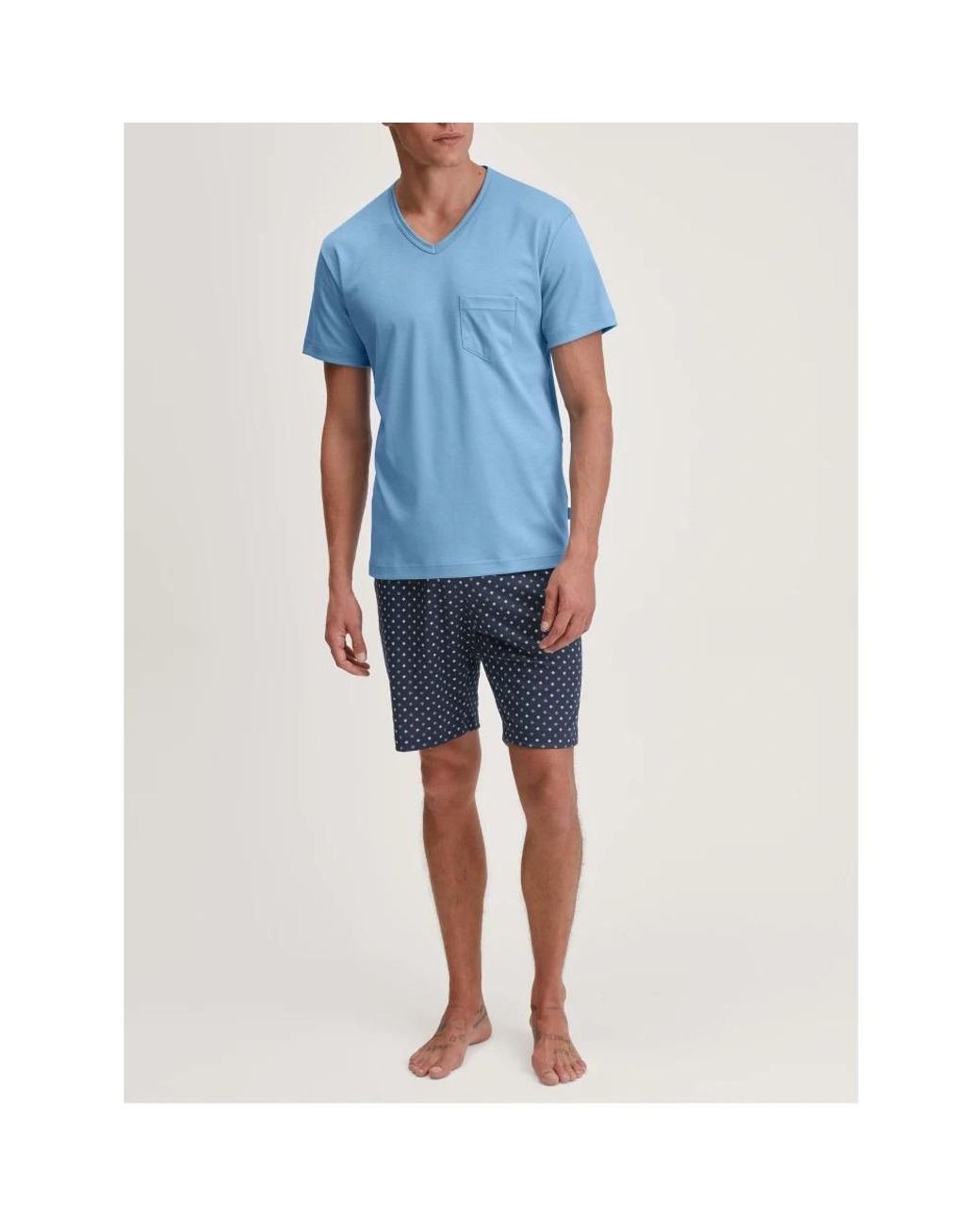 Pyjamas Calida de hombre de color Blue