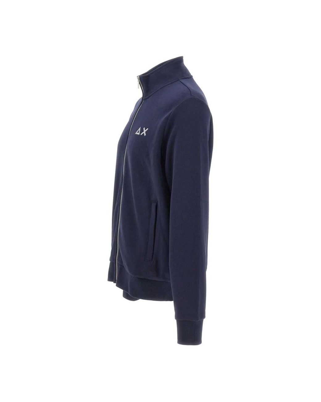 Sun 68 Track Zip Basic in het Blue voor heren