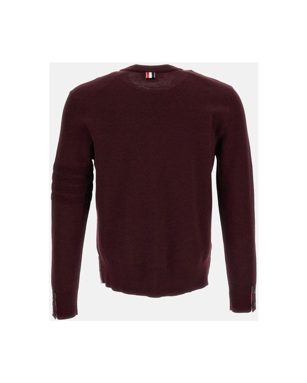 Thom Browne Purple Round-Neck Knitwear for men
