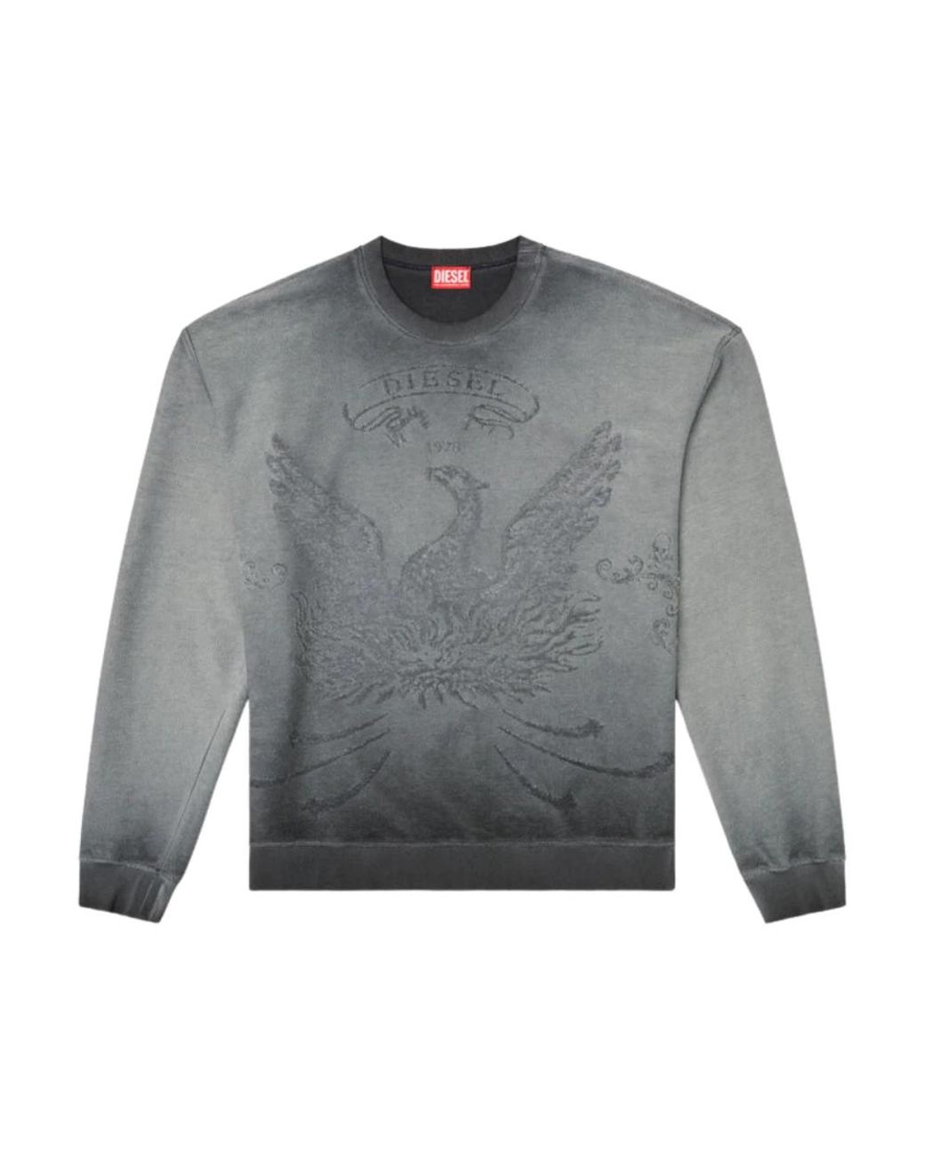 DIESEL Gray Sweatshirts for men