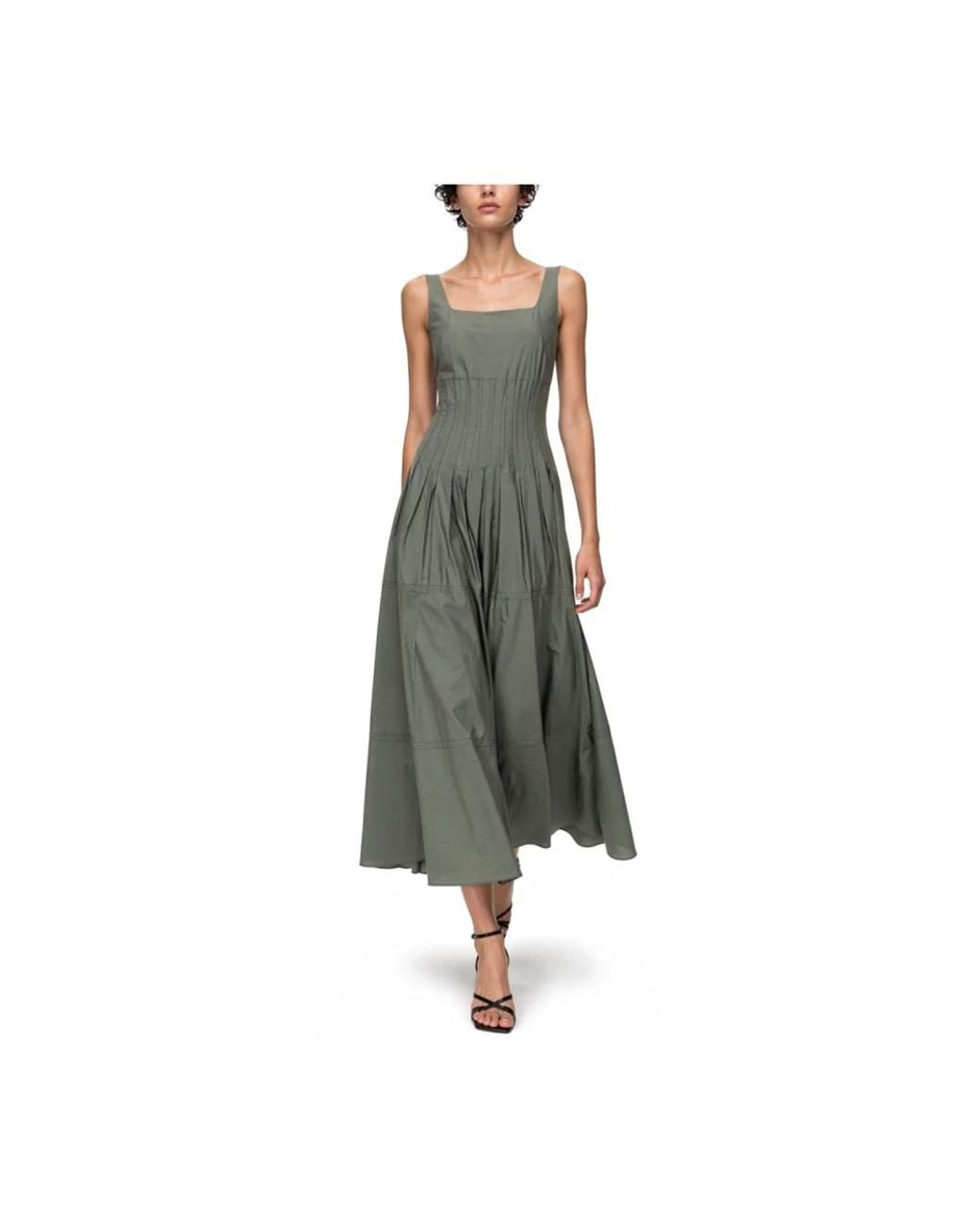 Midi Dresses Max Mara de color Green