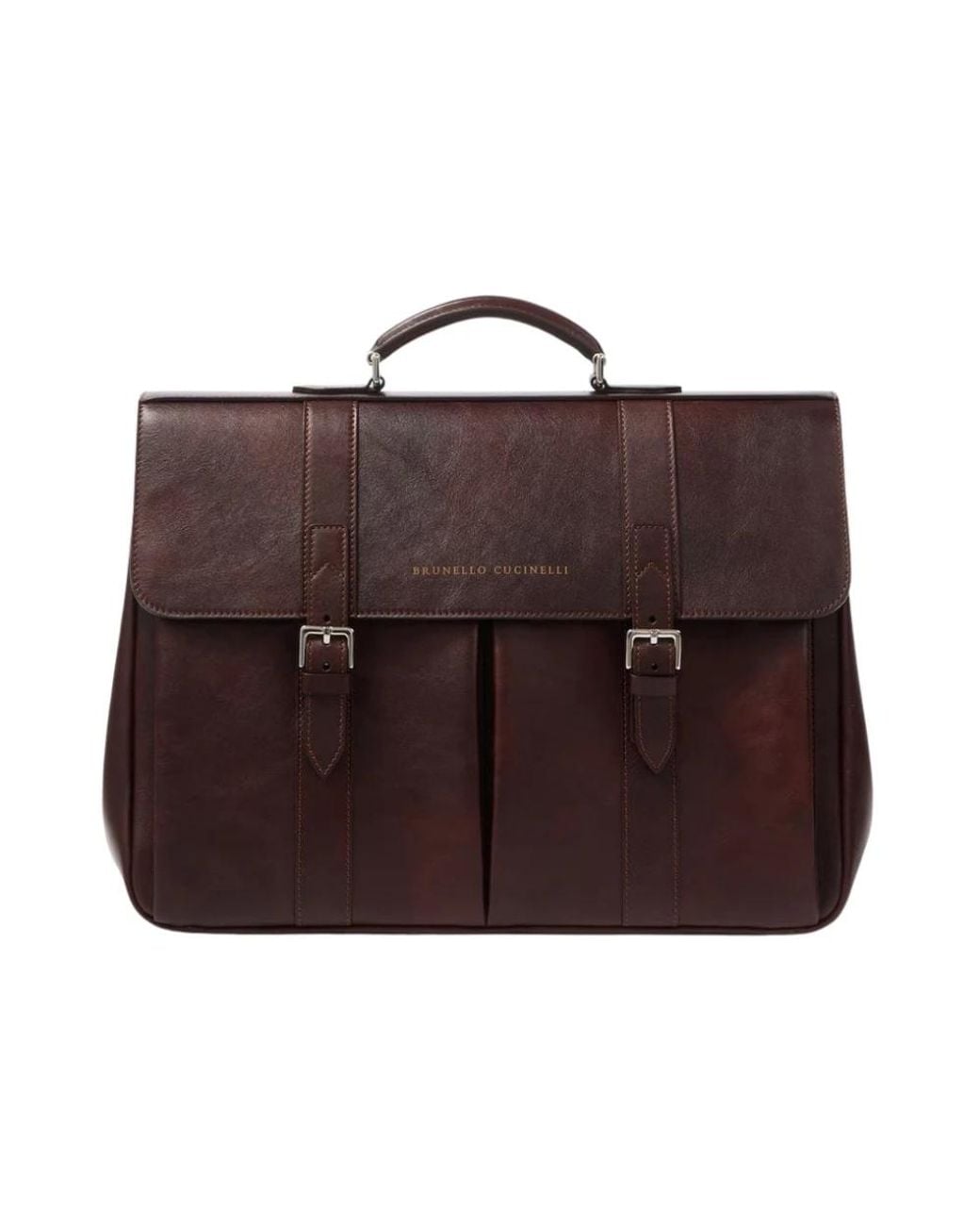 Brunello Cucinelli Brown Cross Body Messenger for men
