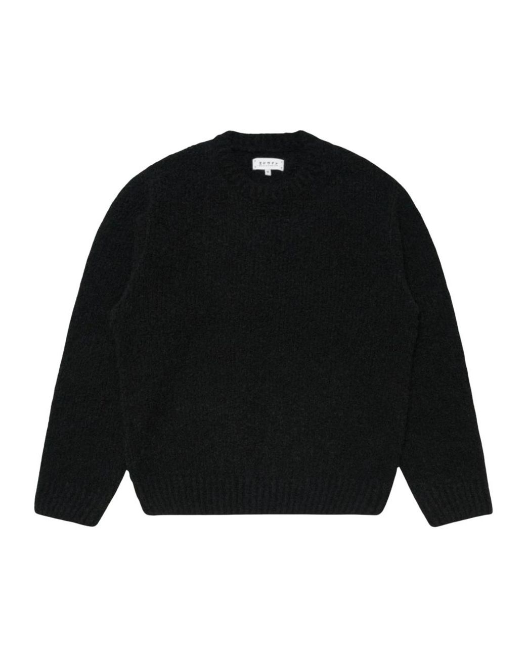 Edwin Black Round-Neck Knitwear for men
