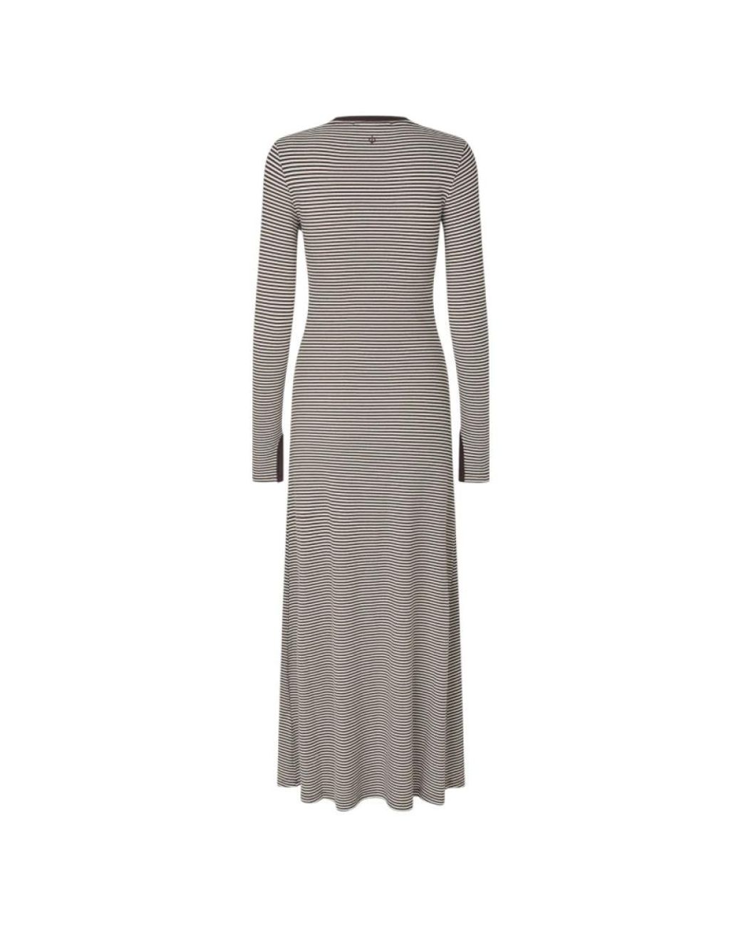 Samsøe & Samsøe Gray Salinas Maxikleid
