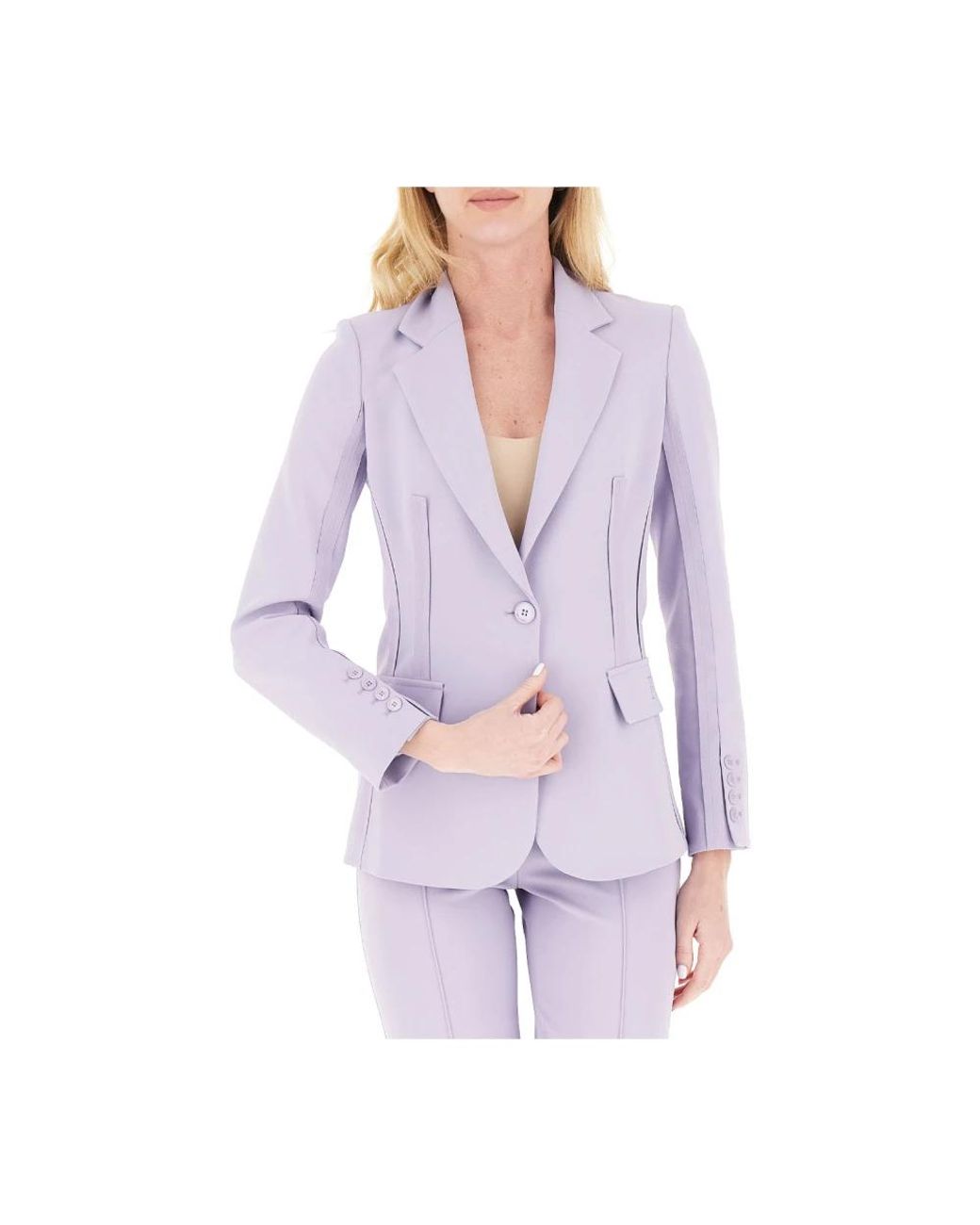 Elisabetta Franchi Purple Blazers