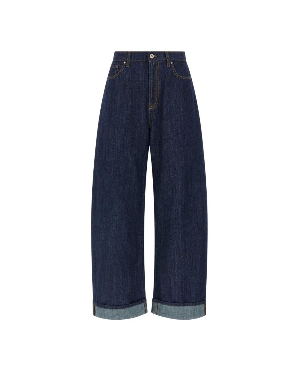 Wide Jeans P.A.R.O.S.H. de color Blue