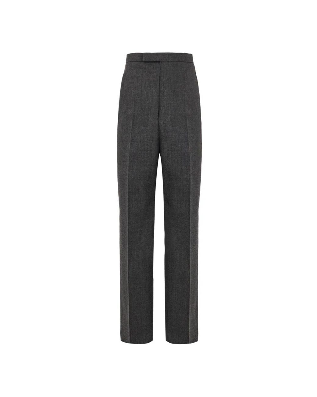 Thom Browne Gray Straight Trousers for men