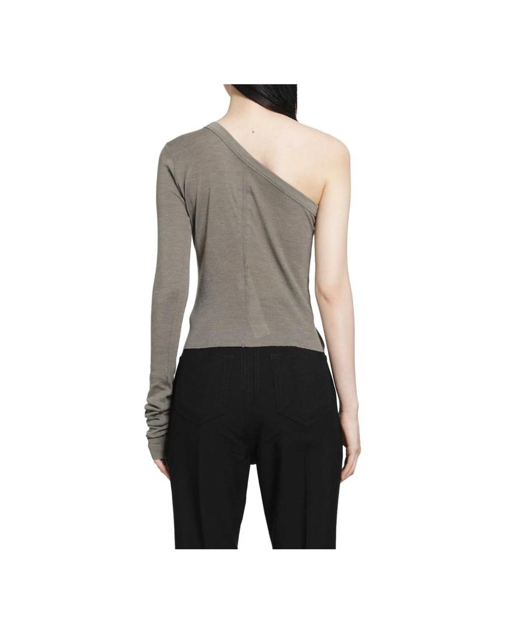 Rick Owens Black Long Sleeve T-Shirts