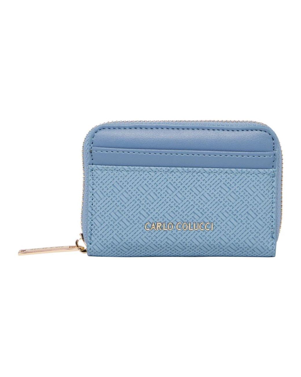 carlo colucci Blue Small Wallet