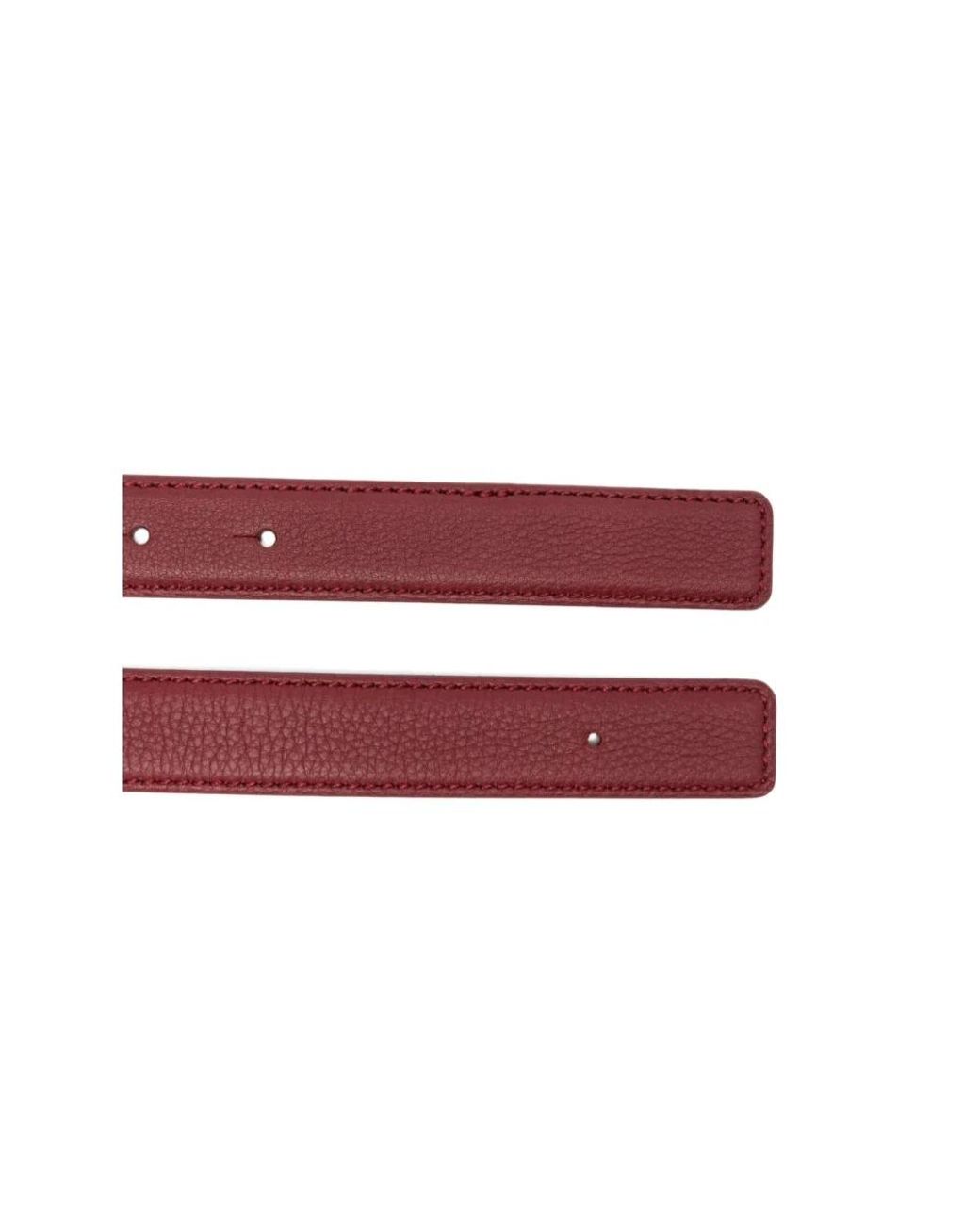 Belts Santoni de color Red