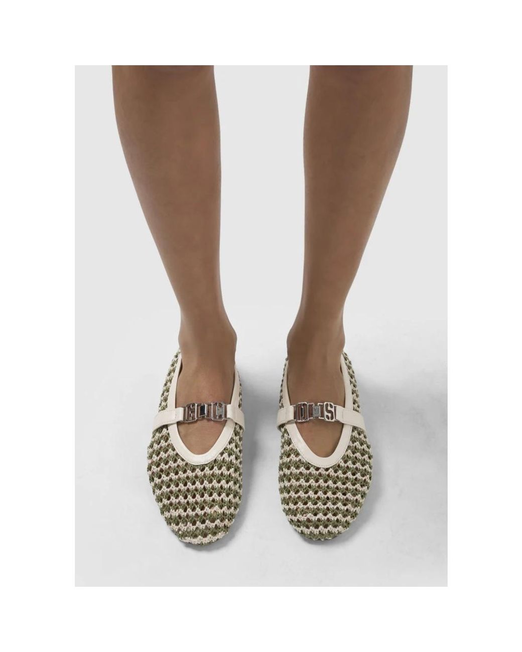 Gcds White Ballerina Shoes