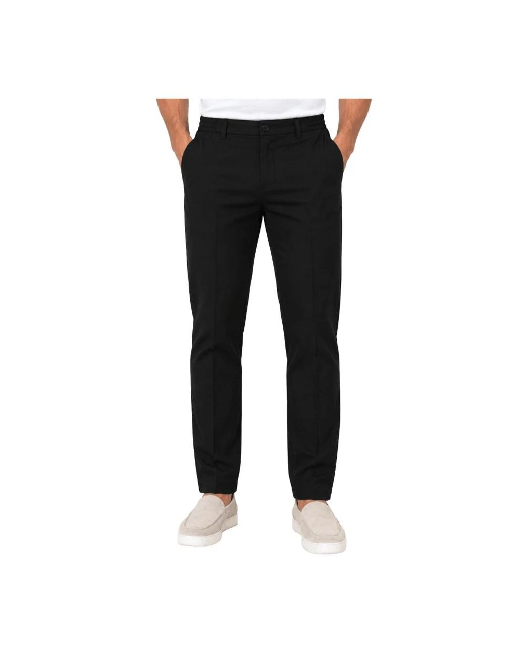 Pure Path Chino in het Black voor heren