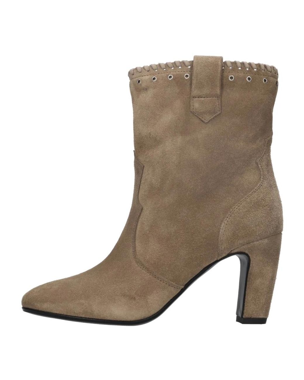 Strategia Brown Heeled Boots