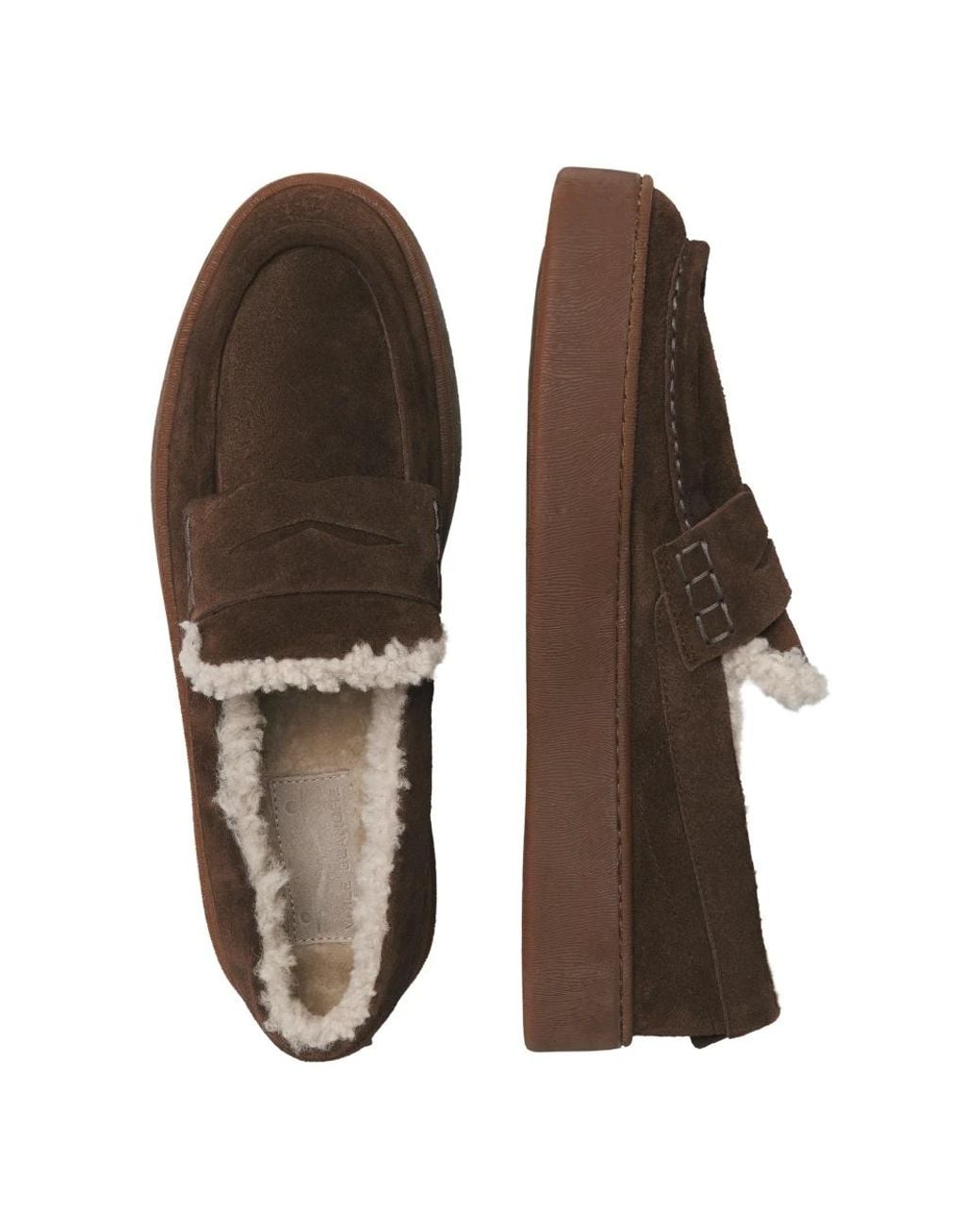 Voile Blanche Brown Loafers for men
