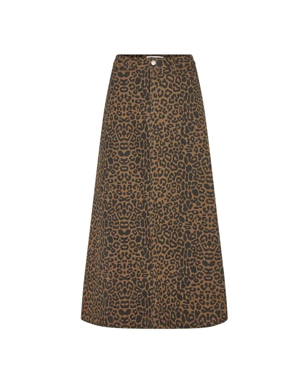 Lolly's Laundry Rokken ,Veelkleurig ,Katoen Luipaardprint Maxi Rok in het Brown