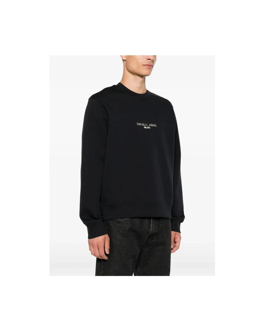 Emporio Armani Black Sweatshirts for men
