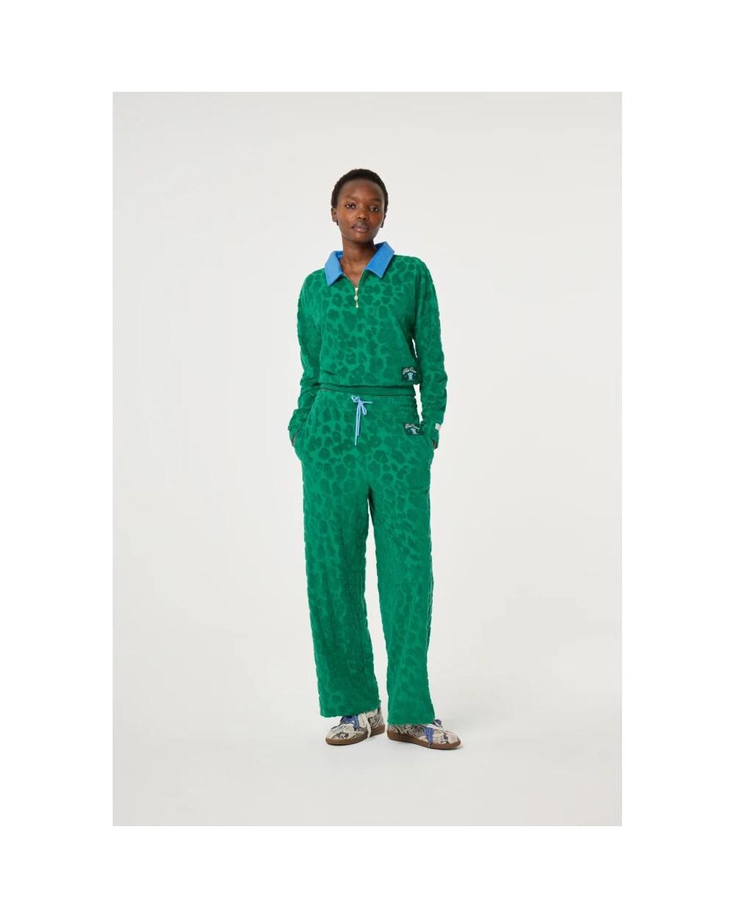 Sweatpants FABIENNE CHAPOT de color Green