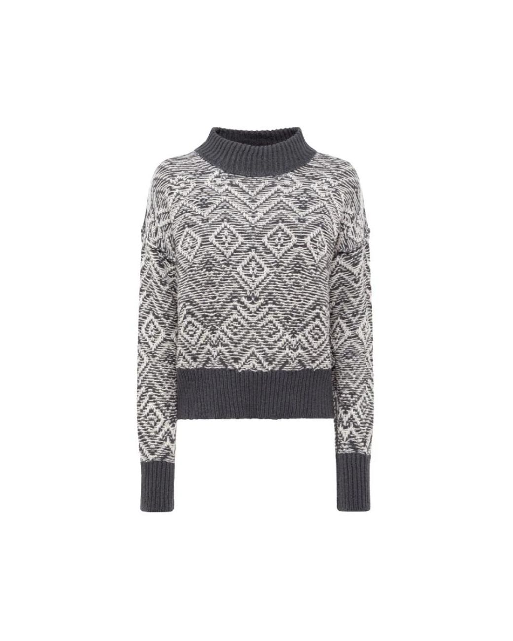 Alpha Studio Gray Turtlenecks