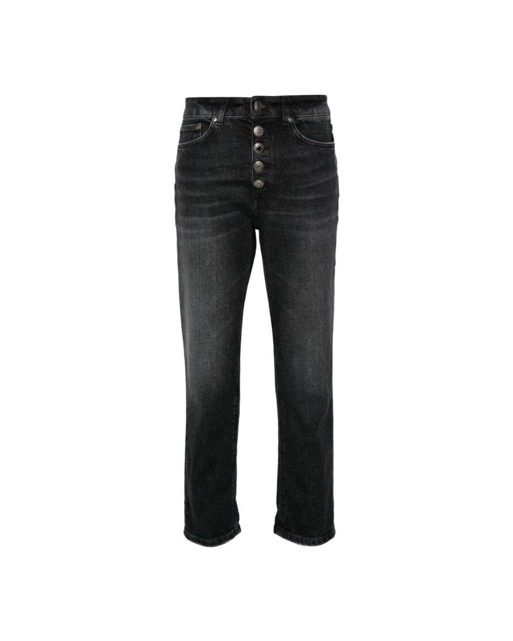 Dondup Black Slim-Fit Jeans