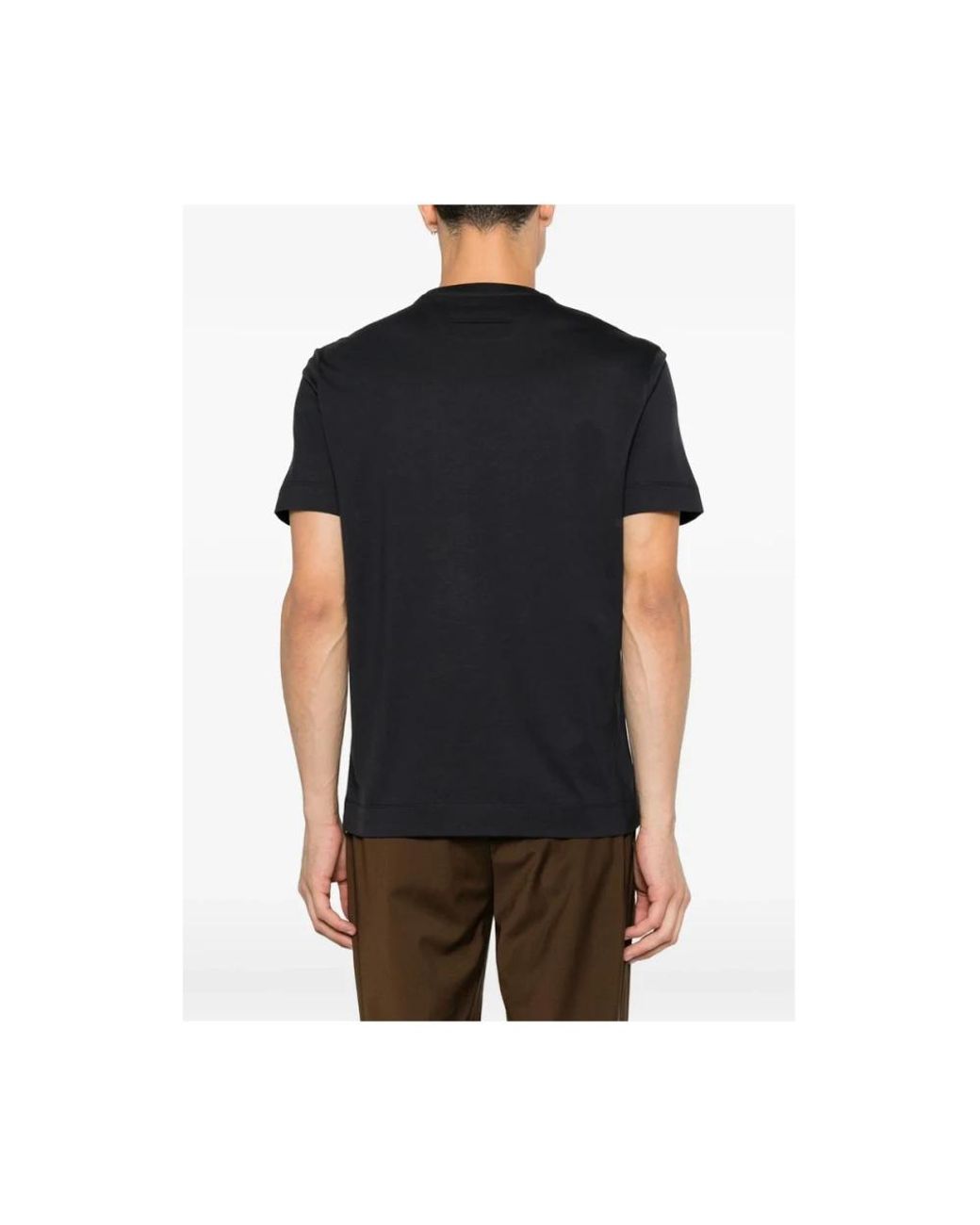 Zegna Black T-Shirts for men