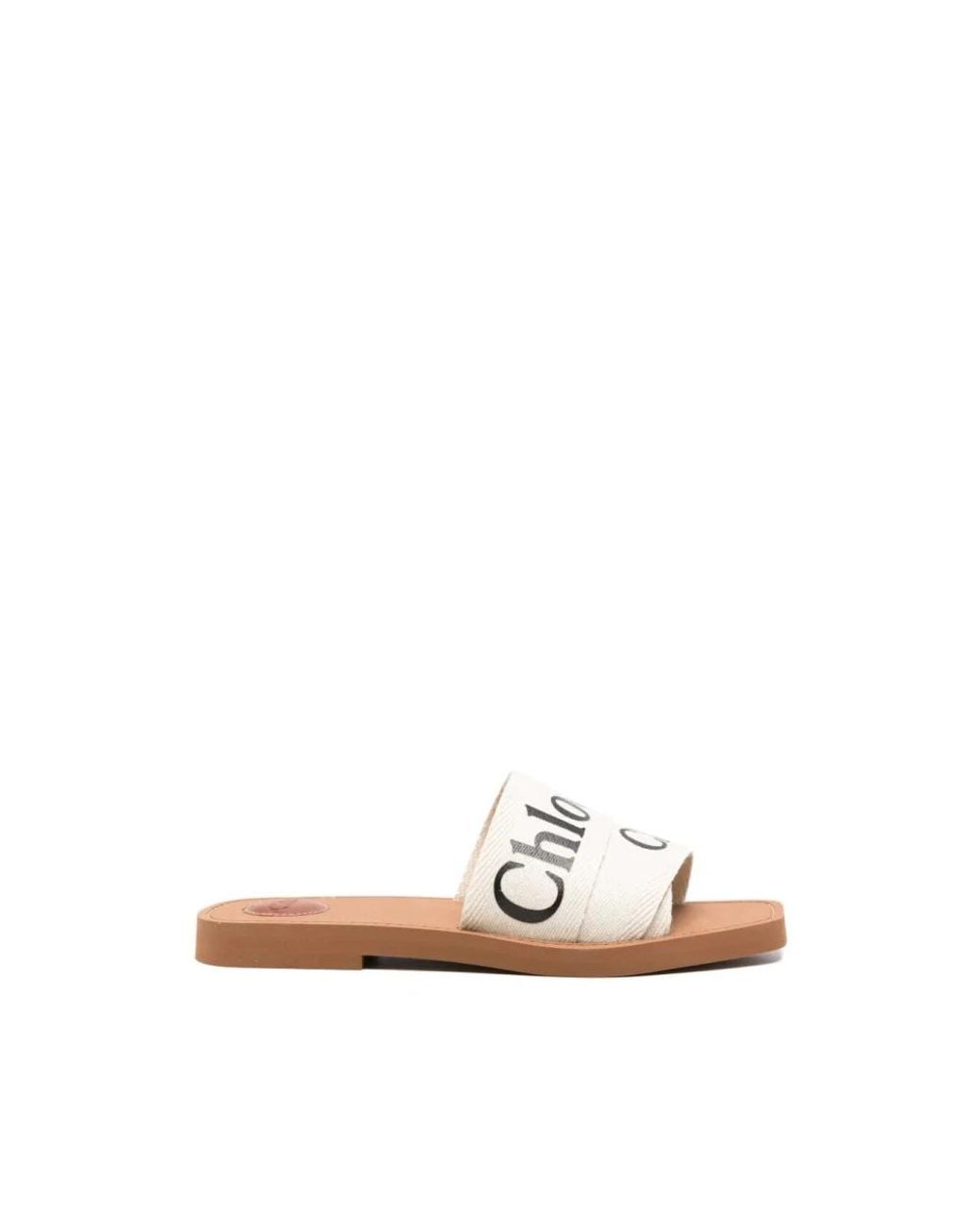 Chloé Natural Sliders