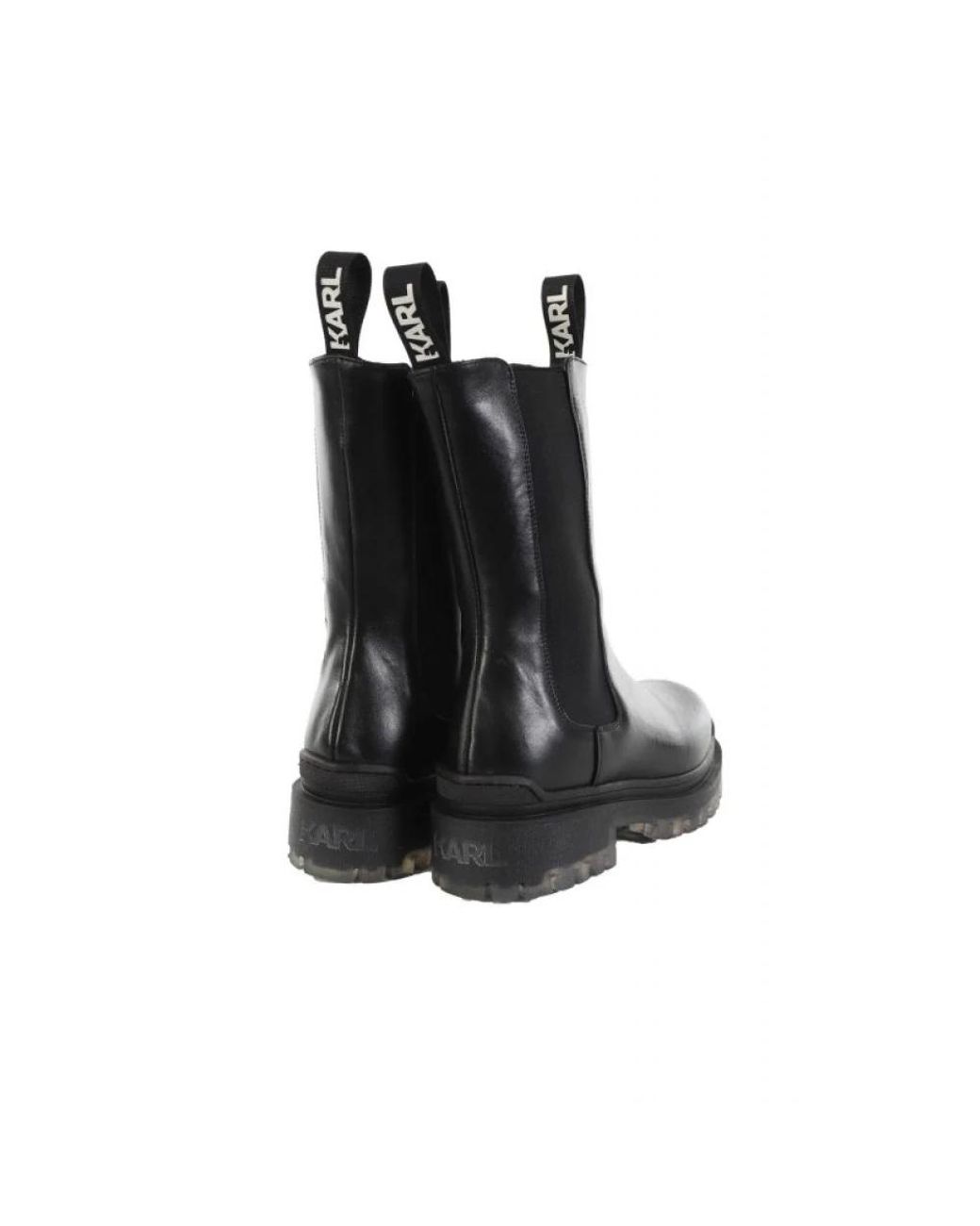 Karl Lagerfeld Black Chelsea Boots