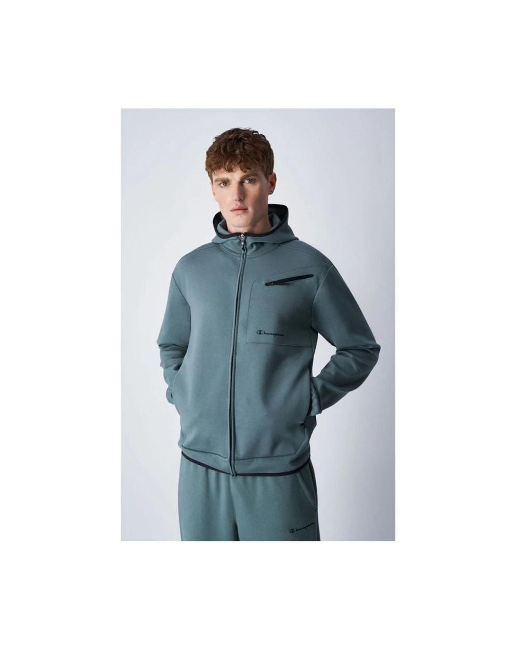 Zip-Throughs Champion de hombre de color Blue