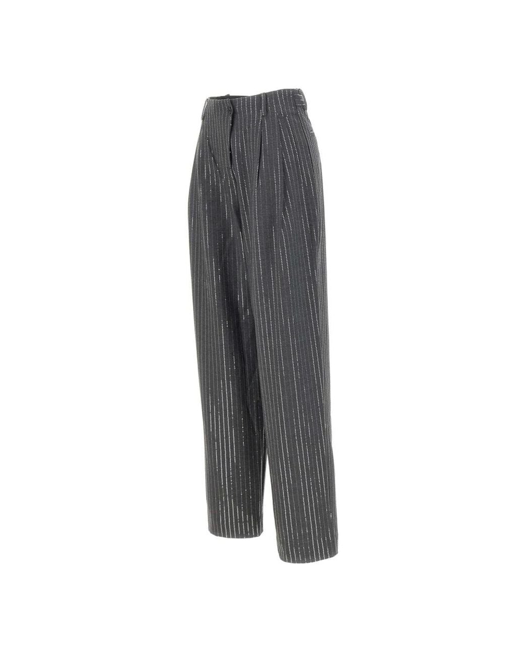 IRO Gray Straight Trousers