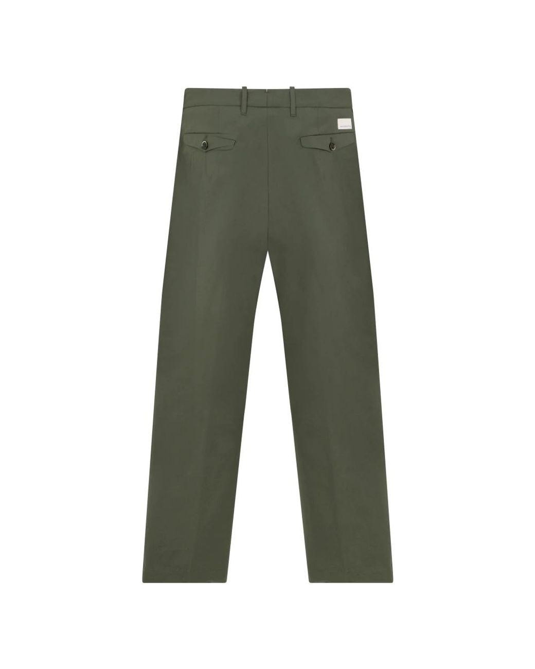 Nine:inthe:morning Green Straight Trousers for men