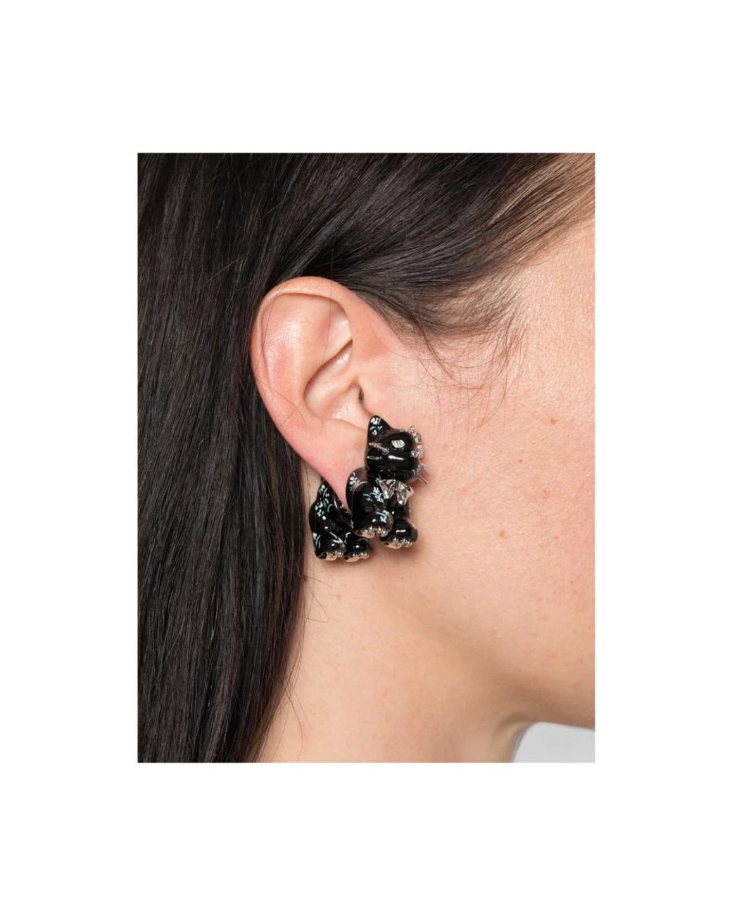 YVMIN Black Earrings